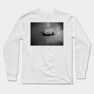 Silver RAF Spitfire Long Sleeve T-Shirt